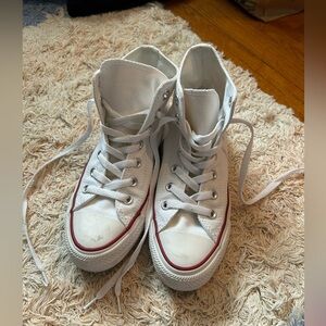 White high top Converse